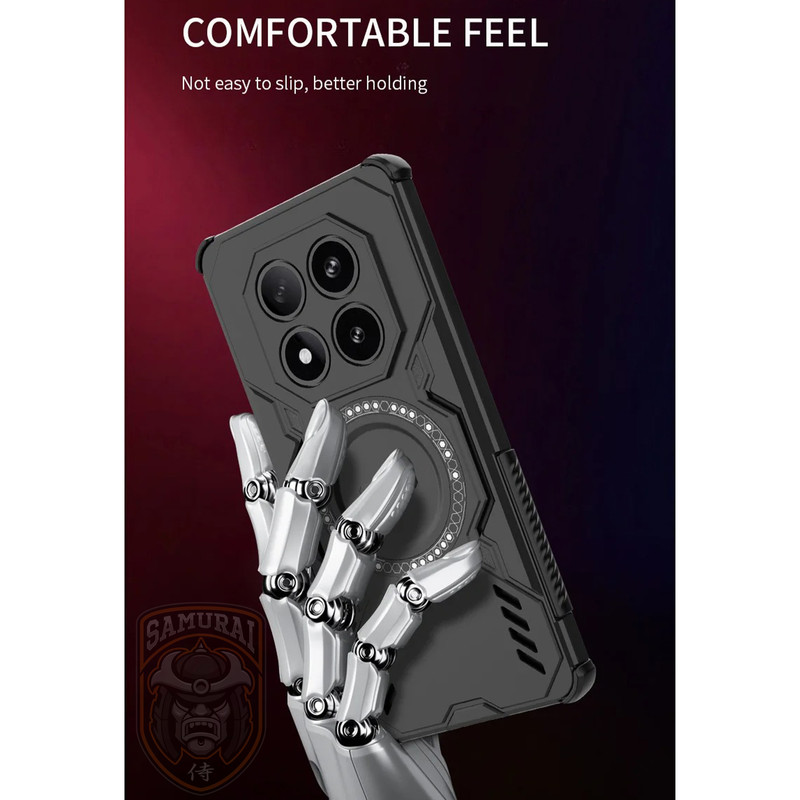 کاور سامورایی مدل Hunter مناسب برای گوشی موبایل شیائومی Redmi Note 14 Pro 5G