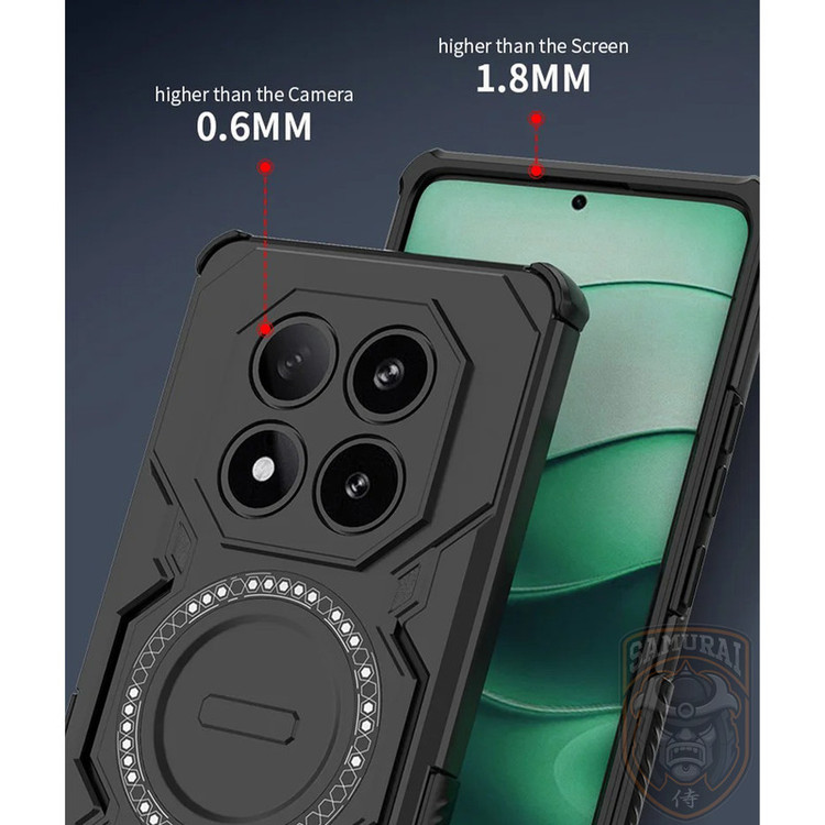 کاور سامورایی مدل Hunter مناسب برای گوشی موبایل شیائومی Redmi Note 14 Pro 5G