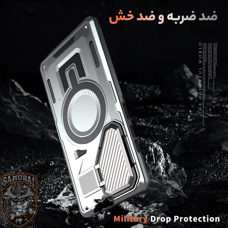 کاور سامورایی مدل Predator مناسب برای گوشی موبایل سامسونگ Galaxy S25 Ultra