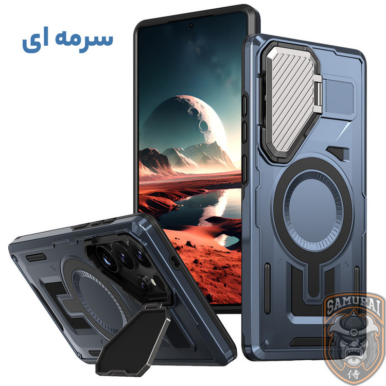 کاور سامورایی مدل Predator مناسب برای گوشی موبایل سامسونگ Galaxy S25 Ultra