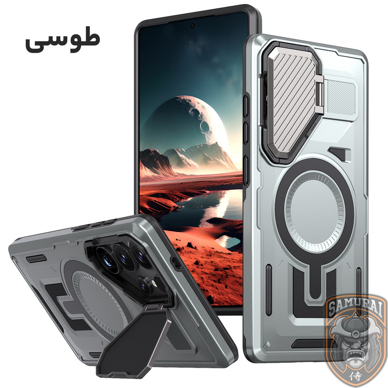 کاور سامورایی مدل Predator مناسب برای گوشی موبایل سامسونگ Galaxy S25 Ultra