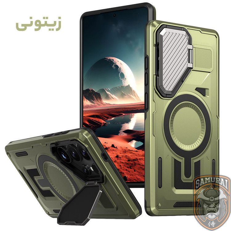 کاور سامورایی مدل Predator مناسب برای گوشی موبایل سامسونگ Galaxy S25 Ultra