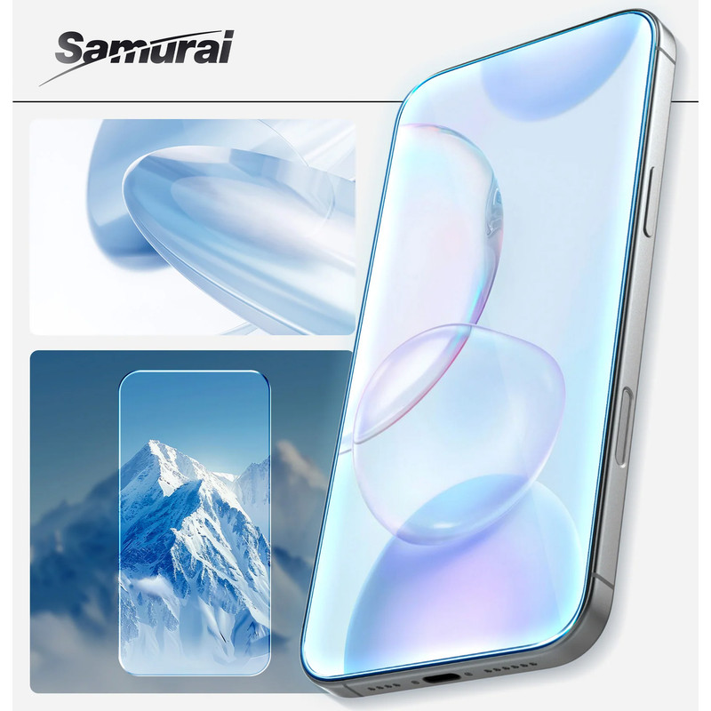 محافظ صفحه نمایش سامورایی مدل Invisiglass مناسب برای گوشی موبایل اپل iPhone 17 Pro