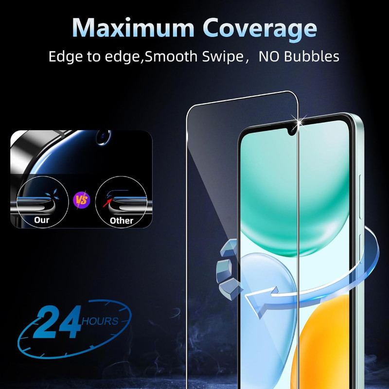 محافظ صفحه نمایش سامورایی مدل Invisiglass مناسب برای گوشی موبایل آنر X7c / X7d
