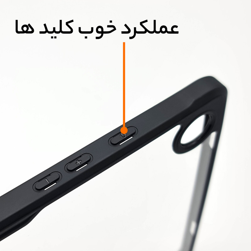 کاور سامورایی مدل Black-Bumper مناسب برای تبلت سامسونگ Galaxy Tab A9 / X115