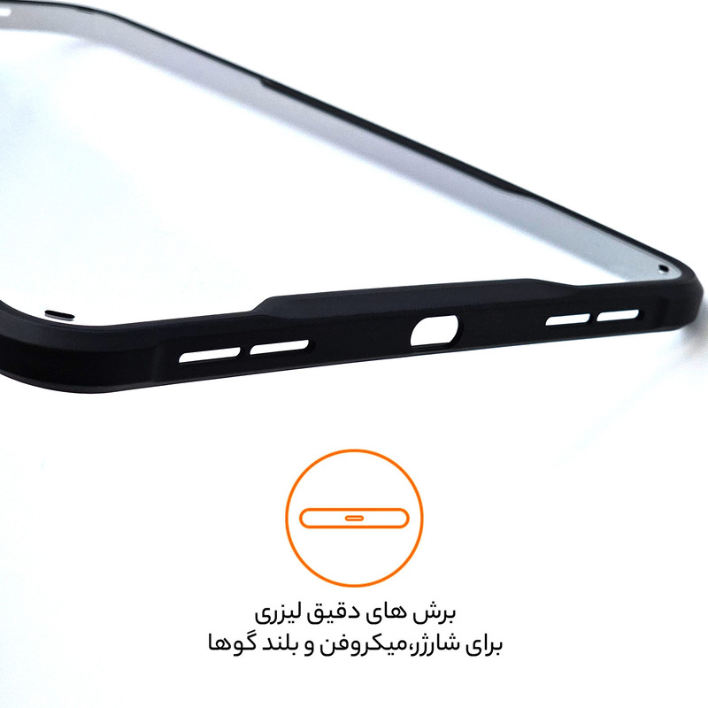 کاور سامورایی مدل Black-Bumper مناسب برای تبلت سامسونگ Galaxy Tab A9 / X115