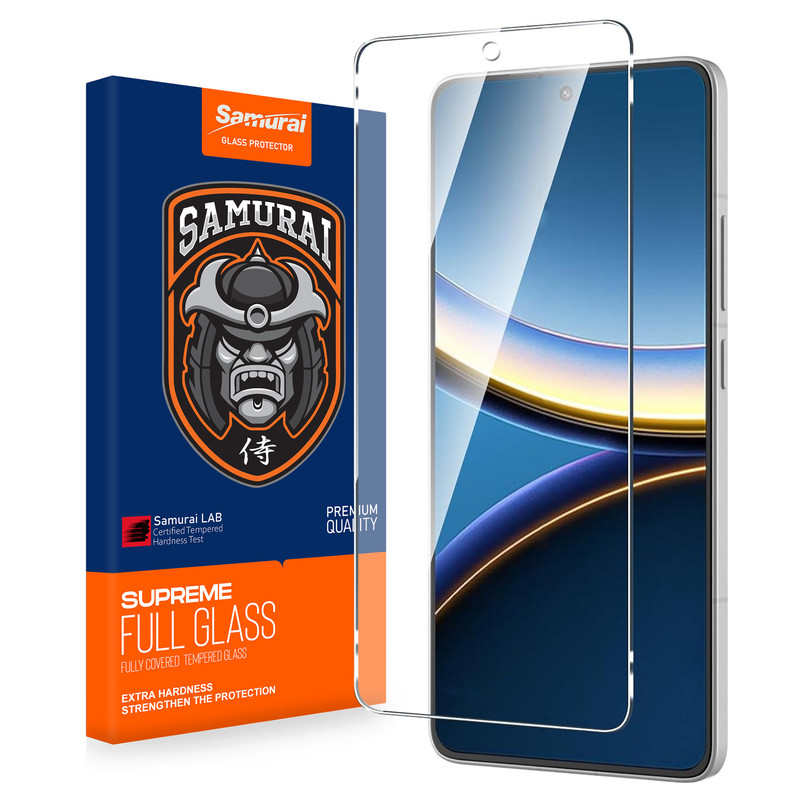 محافظ صفحه نمایش سامورایی مدل Invisiglass مناسب برای گوشی موبایل شیائومی Poco F7 Pro