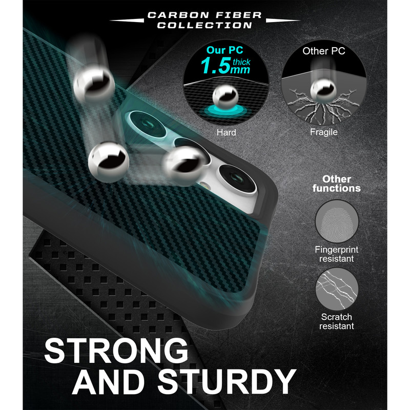 کاور سامورایی مدل Carbon Fiber مناسب برای گوشی موبایل سامسونگ Galaxy A35 / A35 5G