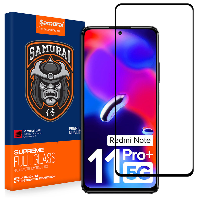 محافظ صفحه نمایش شیشه ای سامورایی مدل ovglass مناسب برای گوشی موبایل شیائومی Redmi Note 11Pro Plus