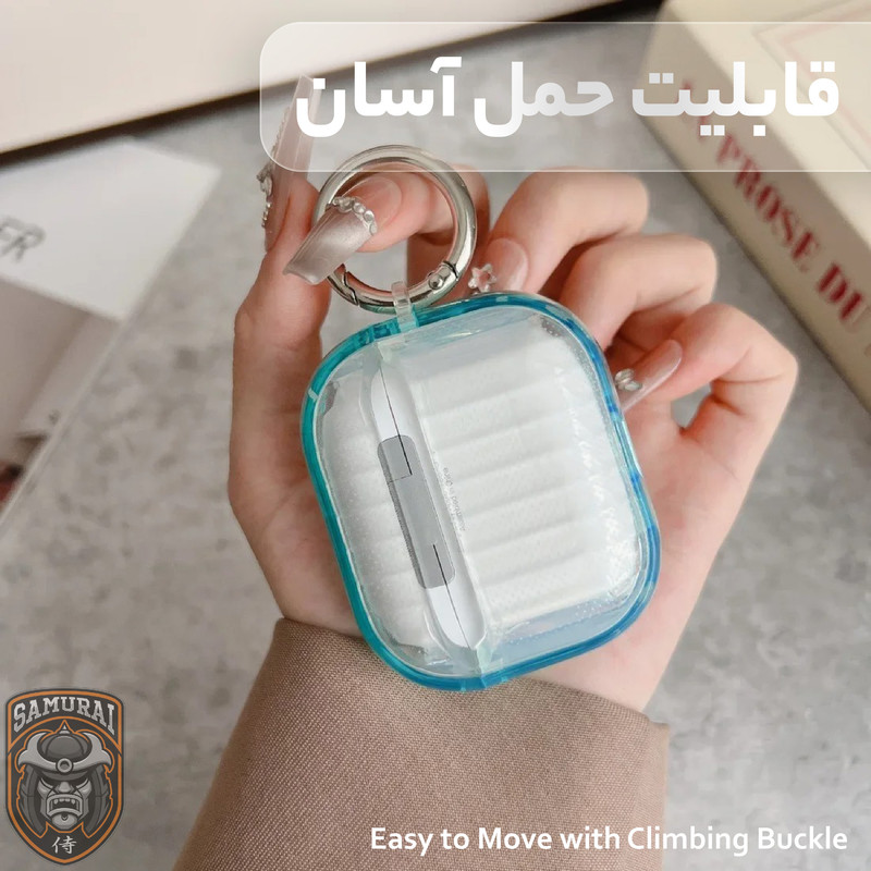 کاور سامورایی مدل Quad-40 مناسب برای کیس هدفون اپل Airpods 4 / 4 Pro