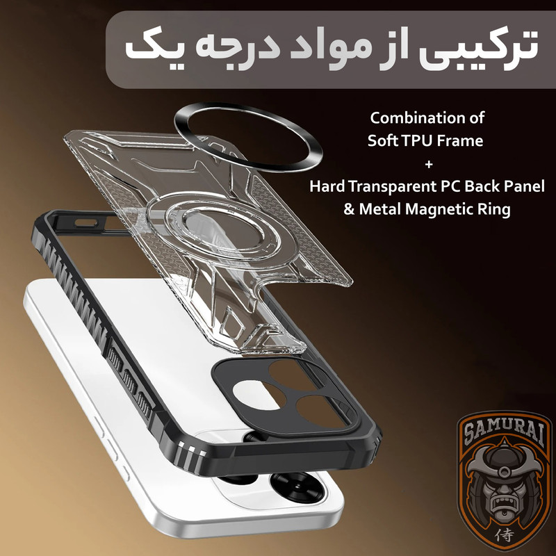 کاور سامورایی مدل Shocksafe مناسب برای گوشی موبایل آنر 400 Lite