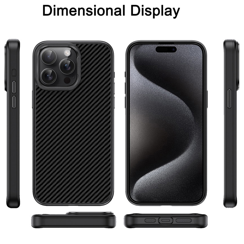 کاور سامورایی مدل Aaramid Fiber مناسب برای گوشی موبایل اپل iPhone 15 Pro Max