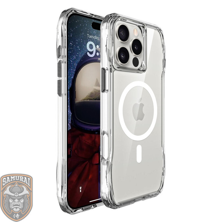 کاور سامورایی مدل Octagon Magsafe مناسب برای گوشی موبایل اپل iPhone 16 Pro Max