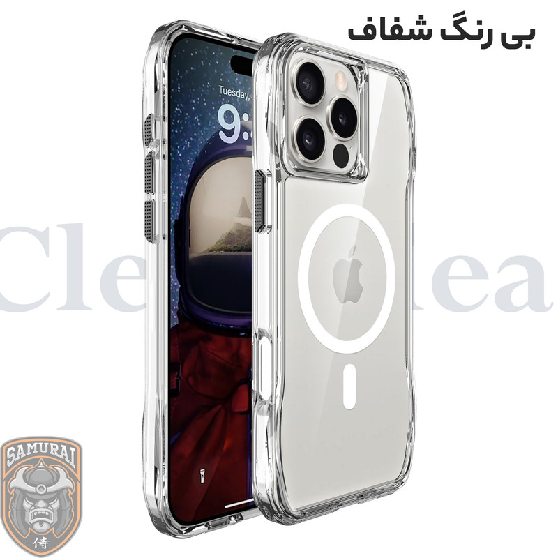 کاور سامورایی مدل Octagon Magsafe مناسب برای گوشی موبایل اپل iPhone 16 Pro Max