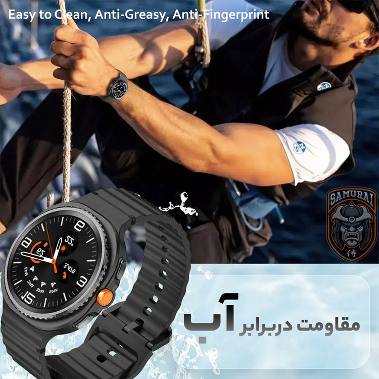 بند سامورایی مدل Silora مناسب برای ساعت هوشمند سامسونگ Galaxy Watch 8 / Watch 8 Classic