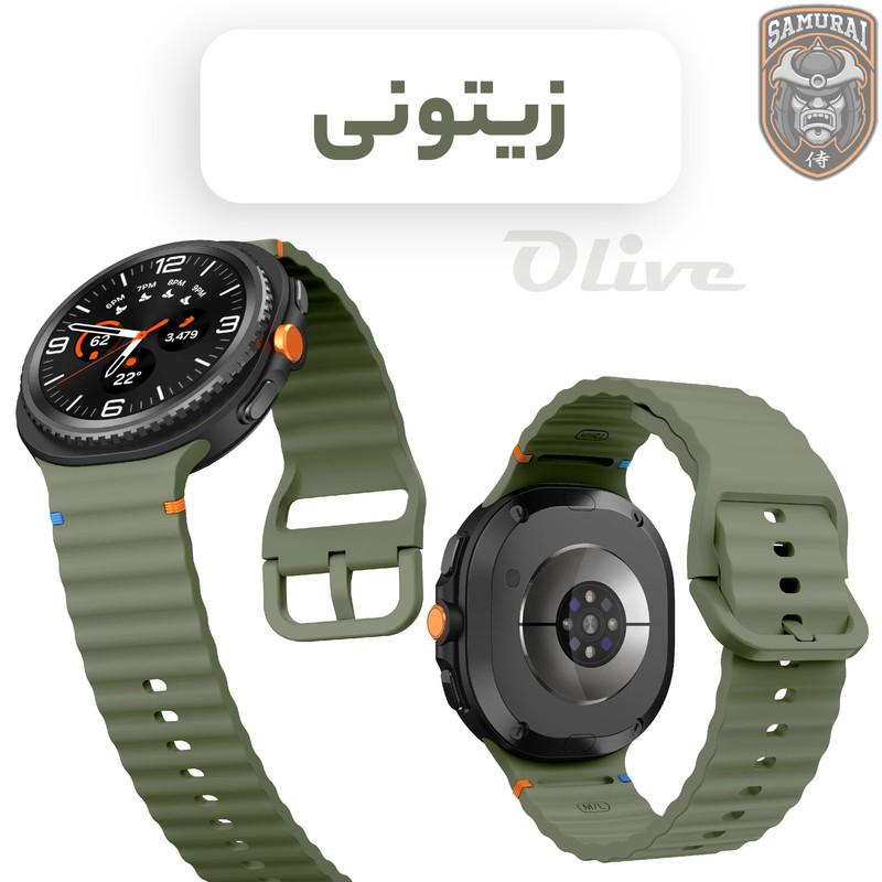 بند سامورایی مدل Silora مناسب برای ساعت هوشمند سامسونگ Galaxy Watch 8 / Watch 8 Classic