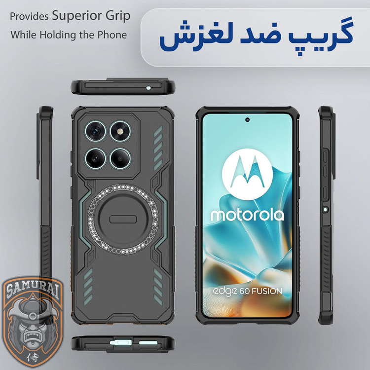 کاور سامورایی مدل Hunter مناسب برای گوشی موبایل موتورولا Edge 60 / موتورولا Edge 60 Fusion