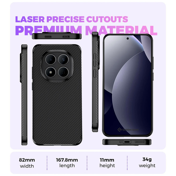 کاور سامورایی مدل AF مناسب برای گوشی موبایل شیائومی Redmi Note 15 Pro Plus / Poco M8 Pro 5G