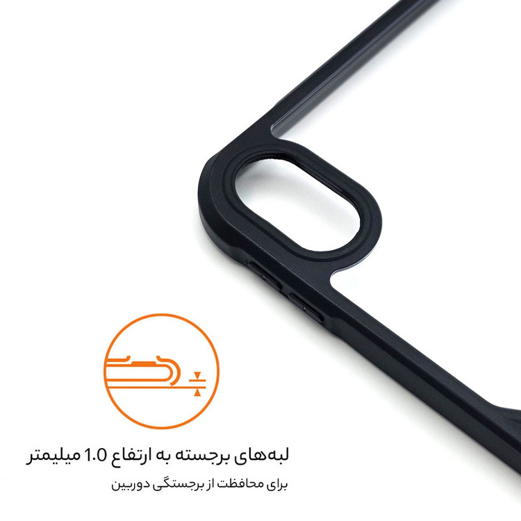 کاور سامورایی مدل Black-Bumper مناسب برای تبلت اپل iPad 10th Generation 10.9 2022 / iPad 11th Generation 2025