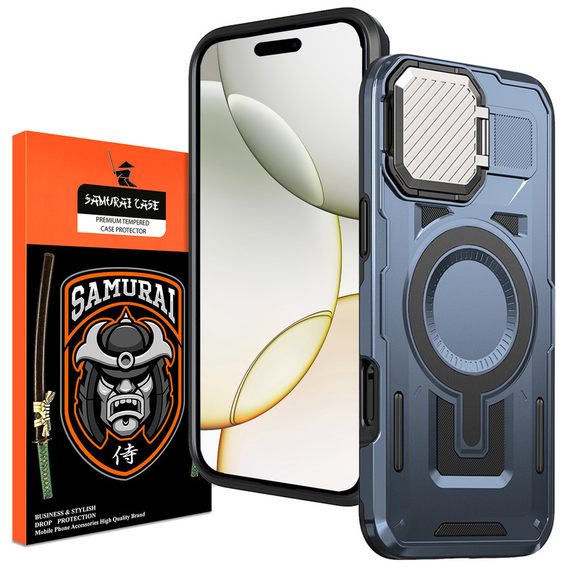 کاور سامورایی مدل Predator مناسب برای گوشی موبایل اپل iPhone 16 Pro Max