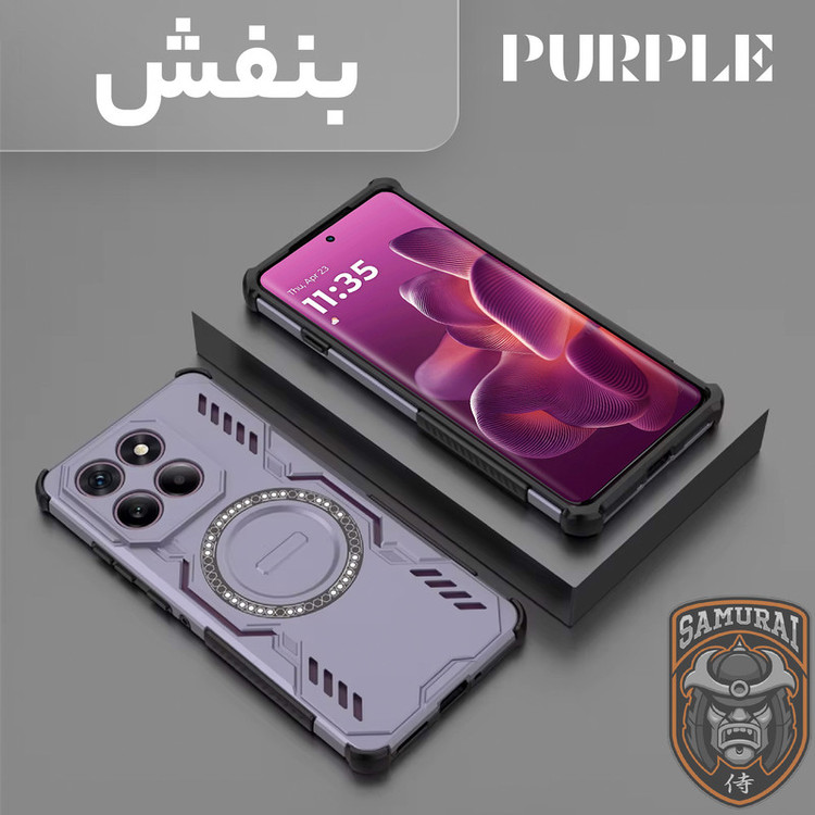 کاور سامورایی مدل Hunter مناسب برای گوشی موبایل موتورولا Edge 60 Pro