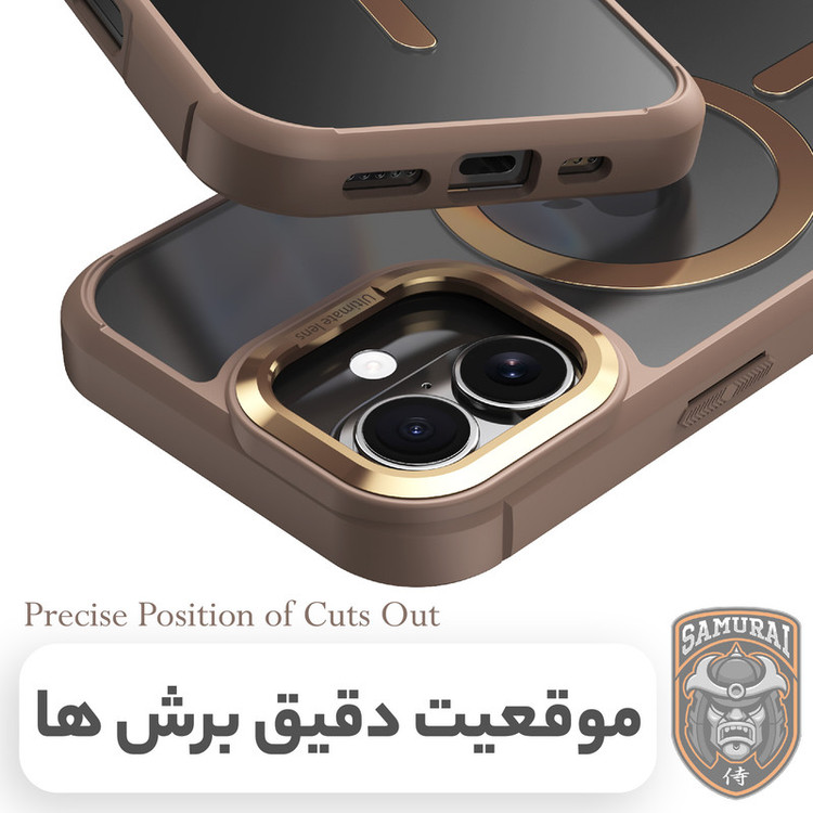 کاور سامورایی مدل Aura مناسب برای گوشی موبایل اپل iPhone 17