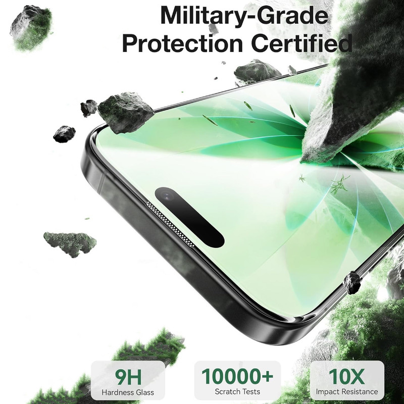 محافظ صفحه نمایش سامورایی مدل Nexiglass مناسب برای گوشی موبایل اپل iPhone 17