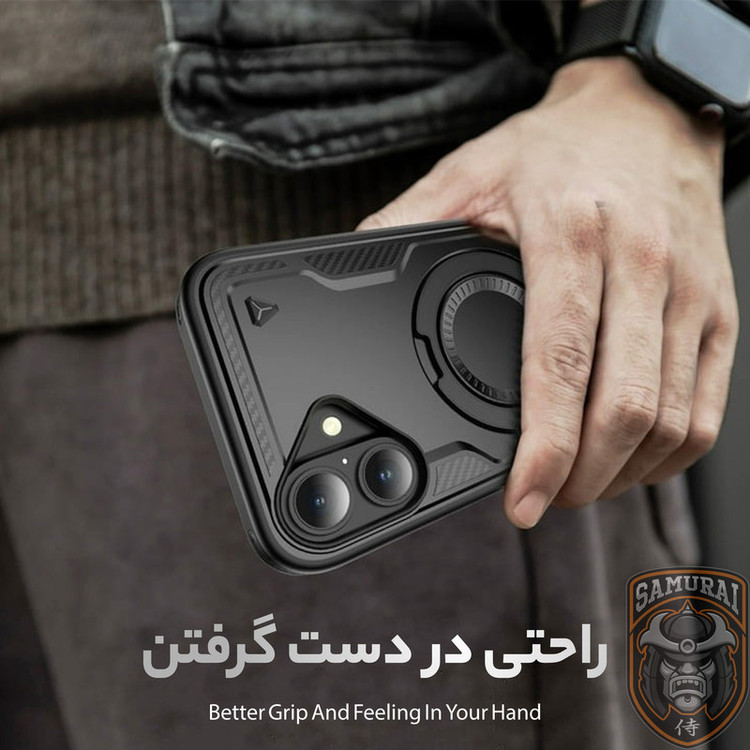 کاور سامورایی مدل Standra مناسب برای گوشی موبایل اپل iPhone 16