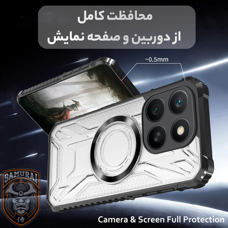 کاور سامورایی مدل Shocksafe مناسب برای گوشی موبایل آنر X8c