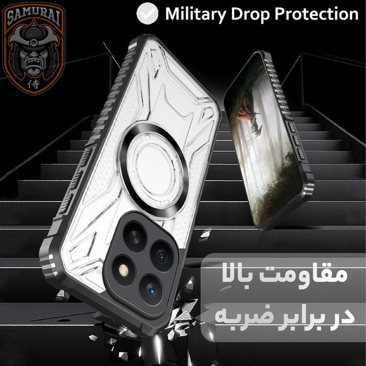 کاور سامورایی مدل Shocksafe مناسب برای گوشی موبایل آنر X8c
