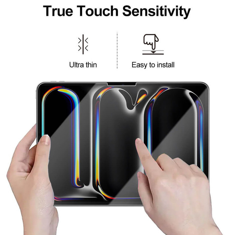 محافظ صفحه نمایش شفاف سامورایی مدل GlastR مناسب برای تبلت اپل iPad Pro 11 2025 / iPad Pro 11 2024