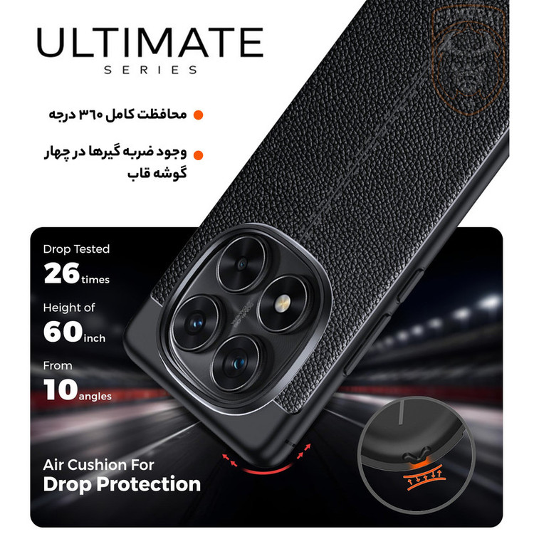 کاور سامورایی مدل Ultimate مناسب برای گوشی موبایل شیائومی Redmi Note 14 Pro Plus 5G / Poco X7 / Redmi Note 14 Pro 5G