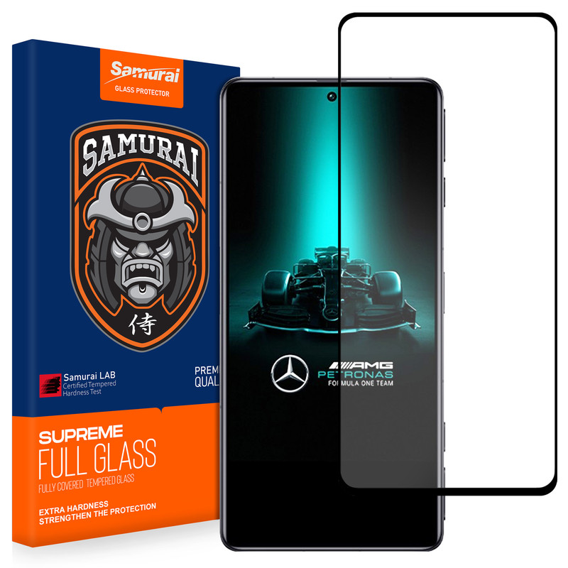 محافظ صفحه نمایش شیشه ای سامورایی مدل ovglass مناسب برای گوشی موبایل شیائومی Poco F4 GT / Redmi K50 Gaming / Redmi K40 Gaming
