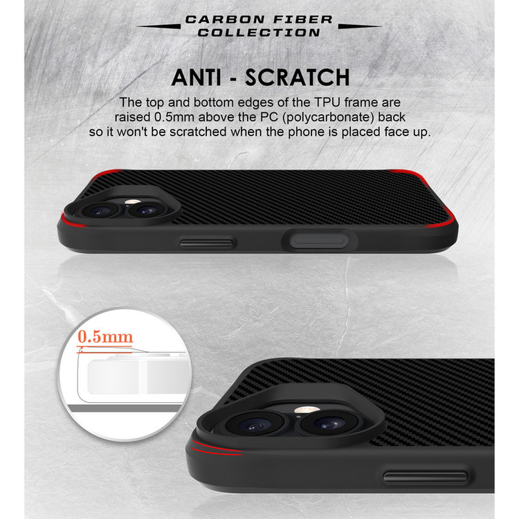 کاور سامورایی مدل Carbon Fiber مناسب برای گوشی موبایل اپل iPhone 17
