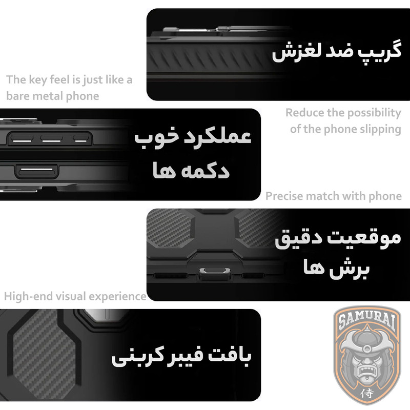 کاور سامورایی مدل Torin مناسب برای گوشی موبایل آنر 400 Lite