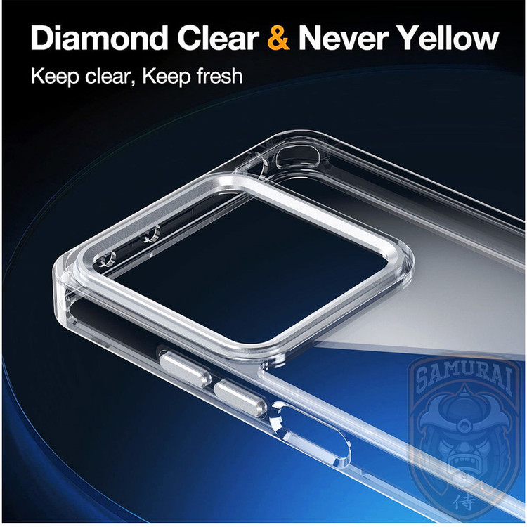 کاور سامورایی مدل Crystal Shield مناسب برای گوشی موبایل شیائومی Redmi Note 13 Pro 5G / Poco X6 5G