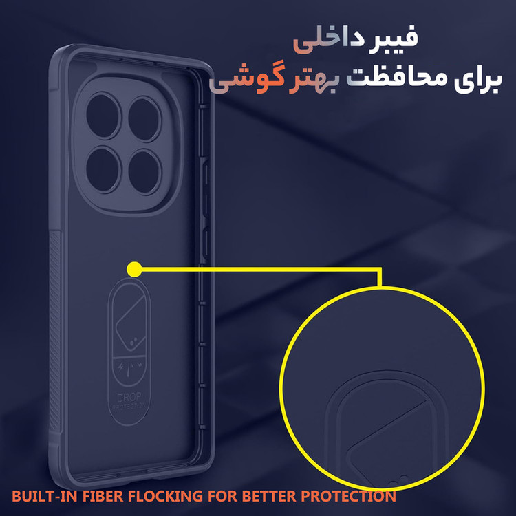 کاور سامورایی مدل Uflax مناسب برای گوشی موبایل شیائومی Redmi Note 14 Pro Plus