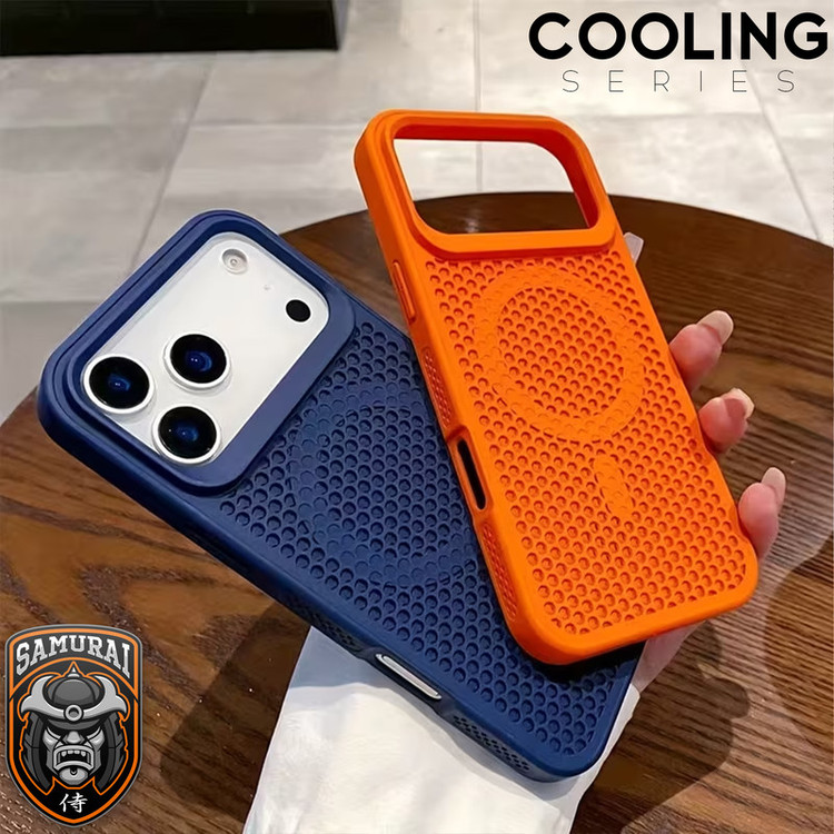 کاور سامورایی مدل Cooling مناسب برای گوشی موبایل اپل iPhone 17 Pro Max