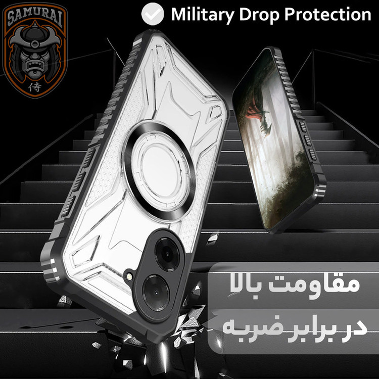 کاور سامورایی مدل Shocksafe مناسب برای گوشی موبایل شیائومی Redmi A5 / Poco C71