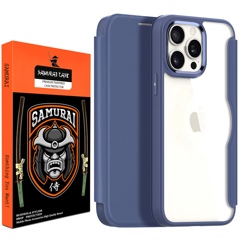 کیف کلاسوری سامورایی مدل Shine-X مناسب برای گوشی موبایل اپل iPhone 15 Pro Max