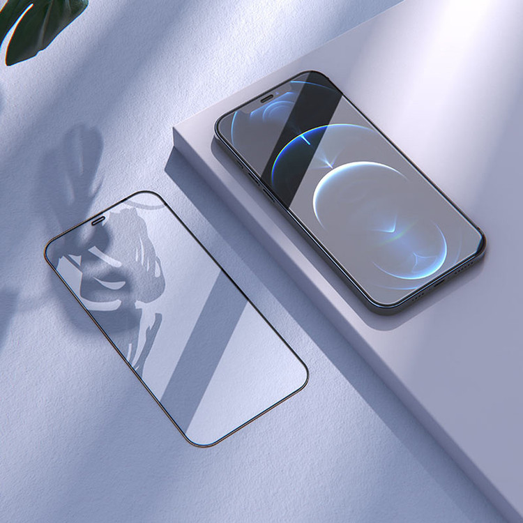 محافظ صفحه نمایش شیشه ای سامورایی مدل ovglass مناسب برای گوشی موبایل اپل iPhone 12 / 12 Pro