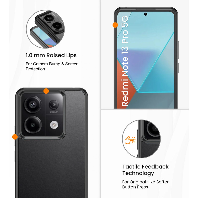 کاور سامورایی مدل Specter مناسب برای گوشی موبایل شیائومی Redmi Note 13 Pro 5G / Poco X6 5G