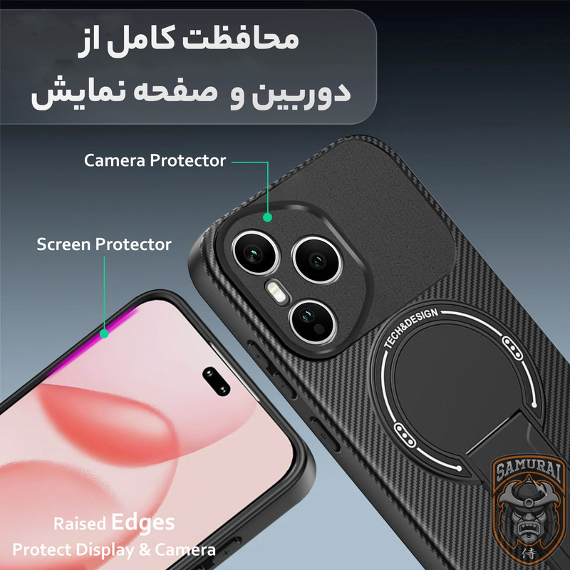 کاور سامورایی مدل Carbon Stand مناسب برای گوشی موبایل آنر 400 پرو
