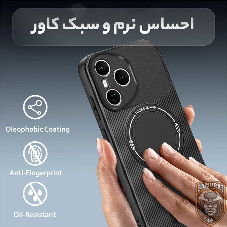 کاور سامورایی مدل Carbon Stand مناسب برای گوشی موبایل آنر 400 پرو
