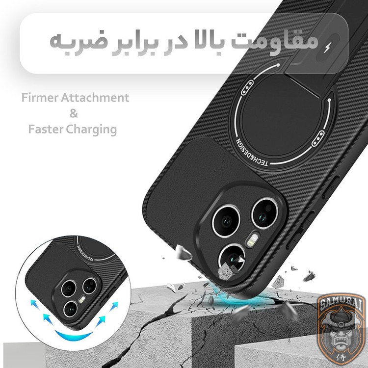 کاور سامورایی مدل Carbon Stand مناسب برای گوشی موبایل آنر 400 پرو