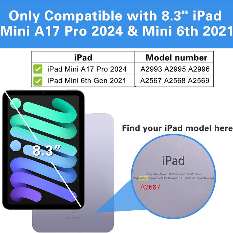کاور سامورایی مدل Black-Bumper مناسب برای تبلت اپل iPad Mini 6 2021 / iPad Mini 2024
