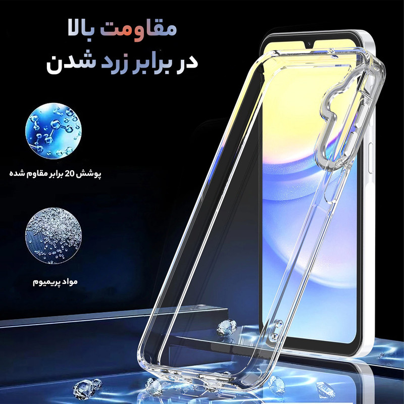 کاور سامورایی مدل Crystal Shield مناسب برای گوشی موبایل سامسونگ Galaxy A36 / A36 5G