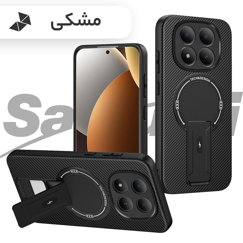 کاور سامورایی مدل Carbon Stand مناسب برای گوشی موبایل شیائومی Redmi Note 15 Pro 4G