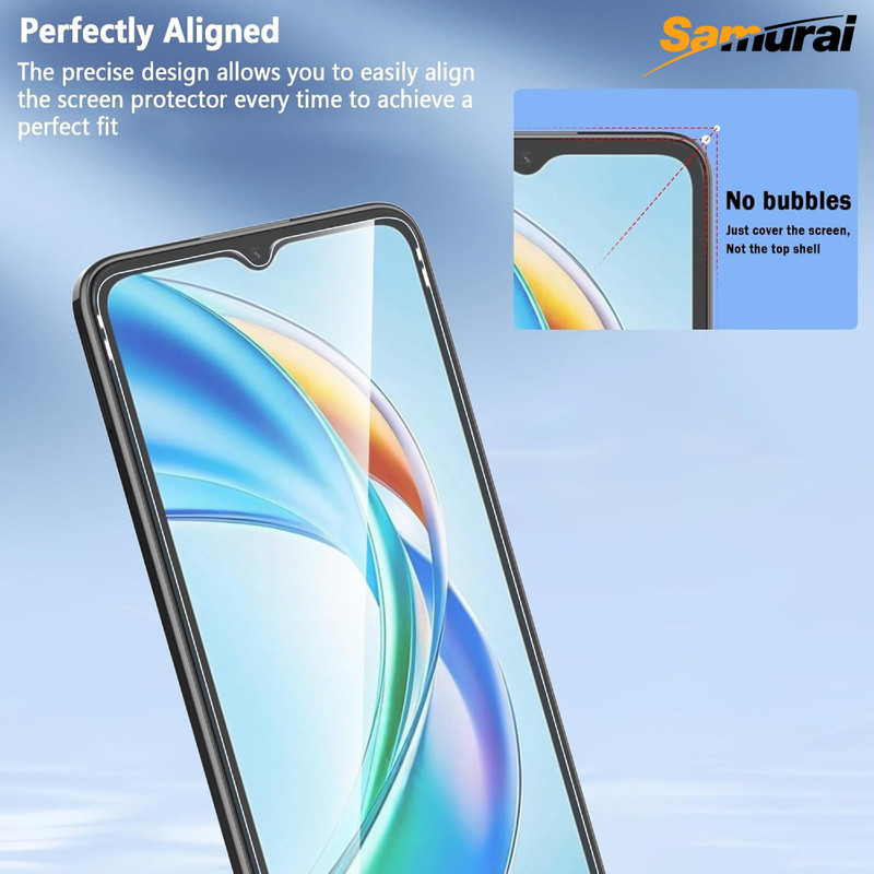 محافظ صفحه نمایش سامورایی مدل Invisiglass مناسب برای گوشی موبایل آنر X6b 4G / X6a / X5b / X5b Plus
