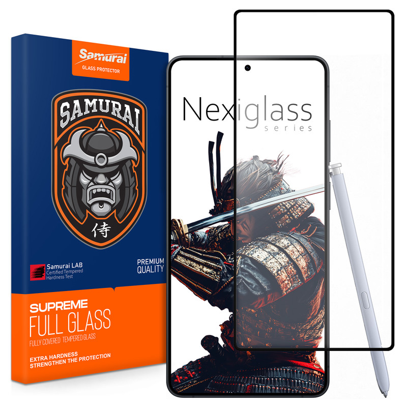 محافظ صفحه نمایش سامورایی مدل Nexiglass مناسب برای گوشی موبایل سامسونگ Galaxy S26 Ultra